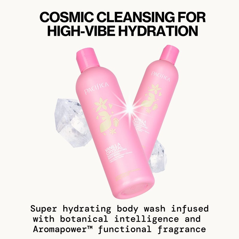 Pacifica Body Wash - Vanilla Crystal Super Hydrating Body Wash - Bath & Shower Gel - Clean Beauty, Vegan & Cruelty-Free Dermatologist Tested - Image 2