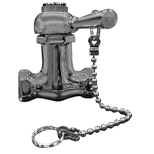 Jones Stephens S05100 Self-Closing Shower Valve with 7" Pull Chain Chrome Plated - Image 1