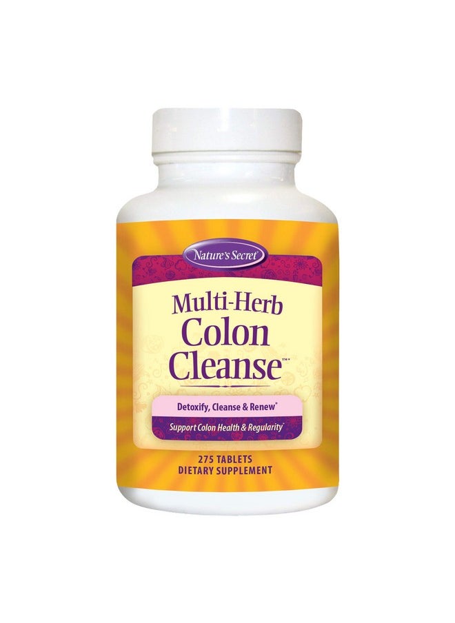 Nature's Secret Multiherb Colon Cleanse Supports Digestive Health And Regularity 275 Tablets  - Image 2