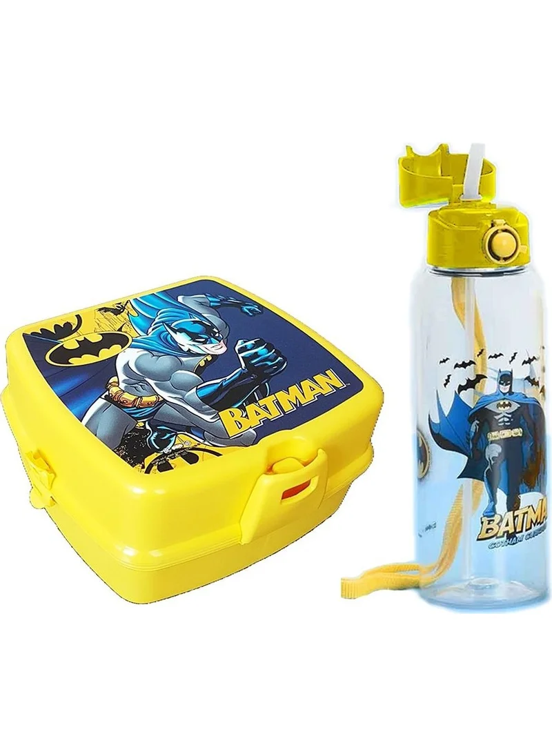 ماشو تريند Batman Lunch Box + 500 ml Drinker Batman Lunch Box - Licensed Batman Lunch Box Lunch Box