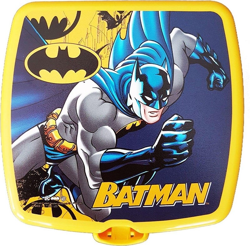 Batman Lunch Box + 500 ml Drinker Batman Lunch Box - Licensed Batman Lunch Box Lunch Box