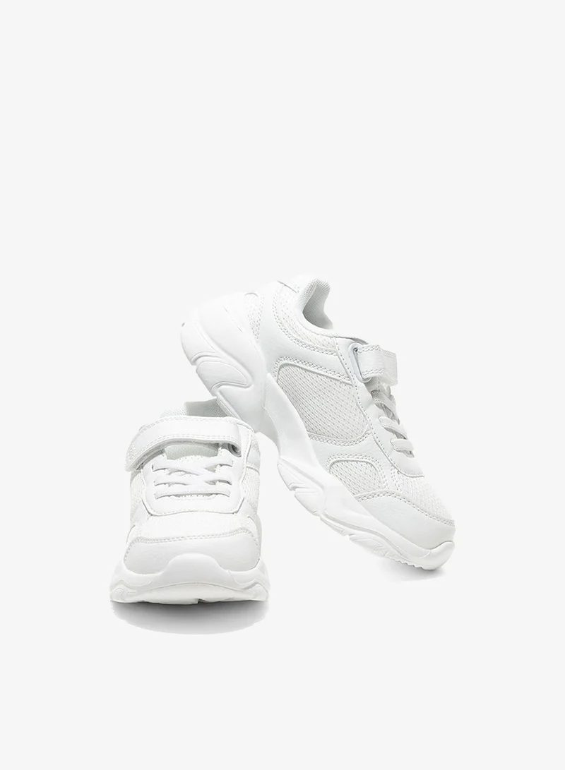 AMICA  Amica Kids School Shoes  Lightweight, breathable vegan leather sneakers with anti-slip phylon outsole, memory foam insoles, and Single Velcro closure for boys, girls, and school wear.  | Best Price UAE