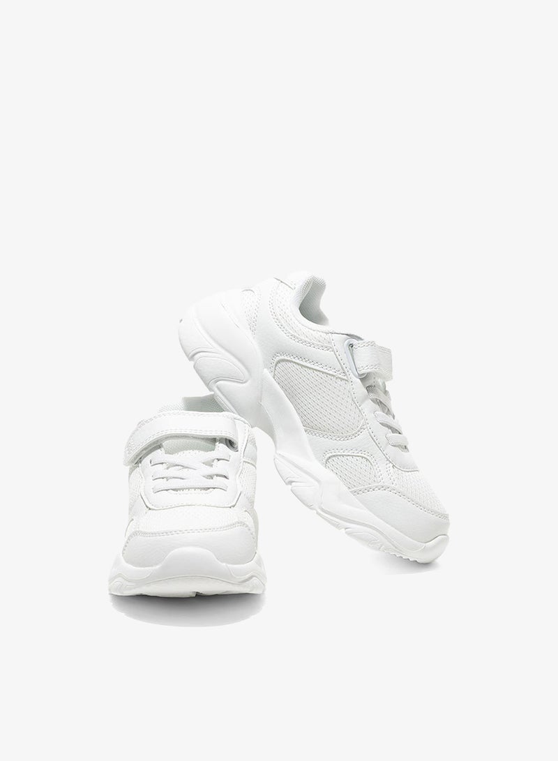 Amica Kids School Shoes  Lightweight, breathable vegan leather sneakers with anti-slip phylon outsole, memory foam insoles, and Single Velcro closure for boys, girls, and school wear. - Image 5