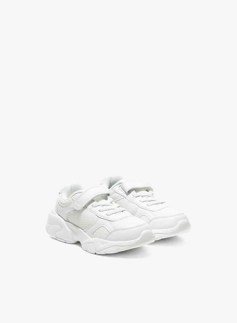 Amica Kids School Shoes  Lightweight, breathable vegan leather sneakers with anti-slip phylon outsole, memory foam insoles, and Single Velcro closure for boys, girls, and school wear. - Image 3