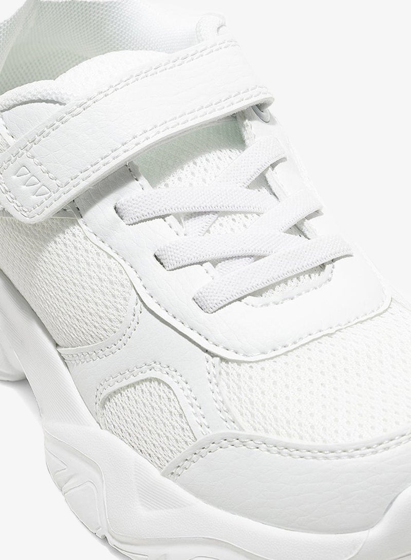 Amica Kids School Shoes  Lightweight, breathable vegan leather sneakers with anti-slip phylon outsole, memory foam insoles, and Single Velcro closure for boys, girls, and school wear. - Image 4