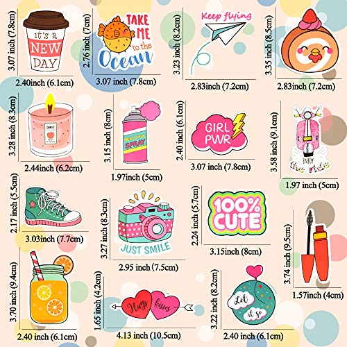 QTL Cute Stickers for Girls VSCO Stickers for Hydroflask Laptop Kids Teens Girls Waterproof Vinyl Packs 50Pcs - Image 4