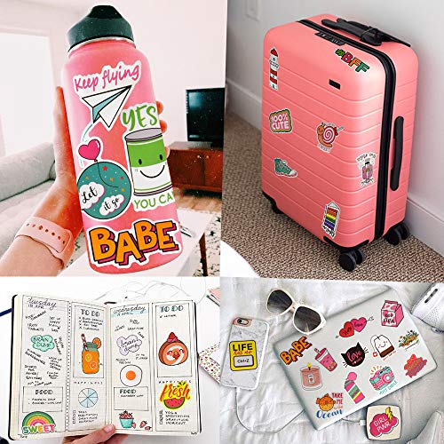 QTL Cute Stickers for Girls VSCO Stickers for Hydroflask Laptop Kids Teens Girls Waterproof Vinyl Packs 50Pcs - Image 2