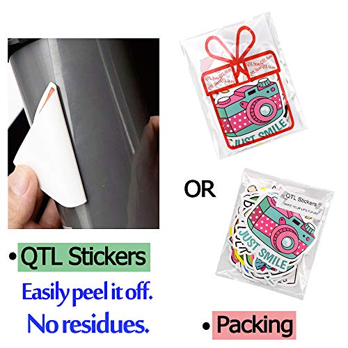QTL Cute Stickers for Girls VSCO Stickers for Hydroflask Laptop Kids Teens Girls Waterproof Vinyl Packs 50Pcs - Image 5