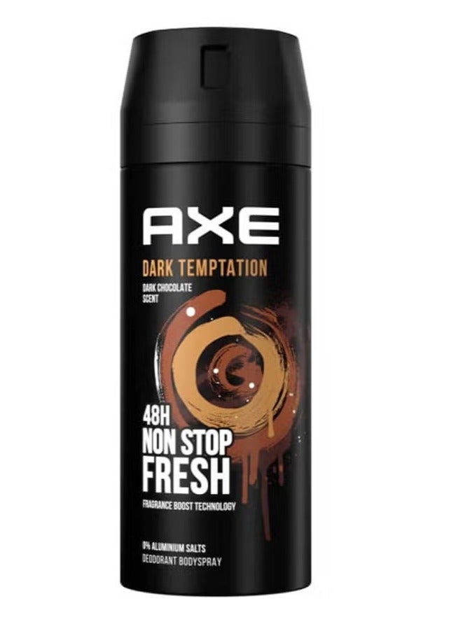 Axe Dark Temptation Deodorant Body Spray 3 x 150ml, 48H - Image 2