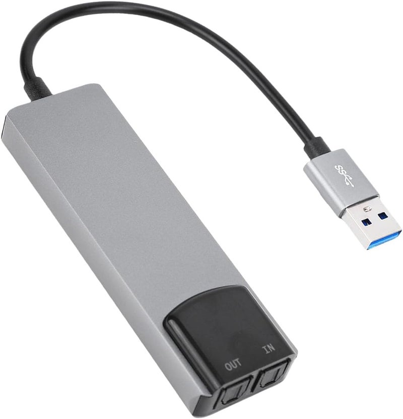 7.1 USB Sound Card, External Sound Card for PC with SPDIF Digital Audio, Aluminum Alloy Casing for Gaming Movies Music - Image 4