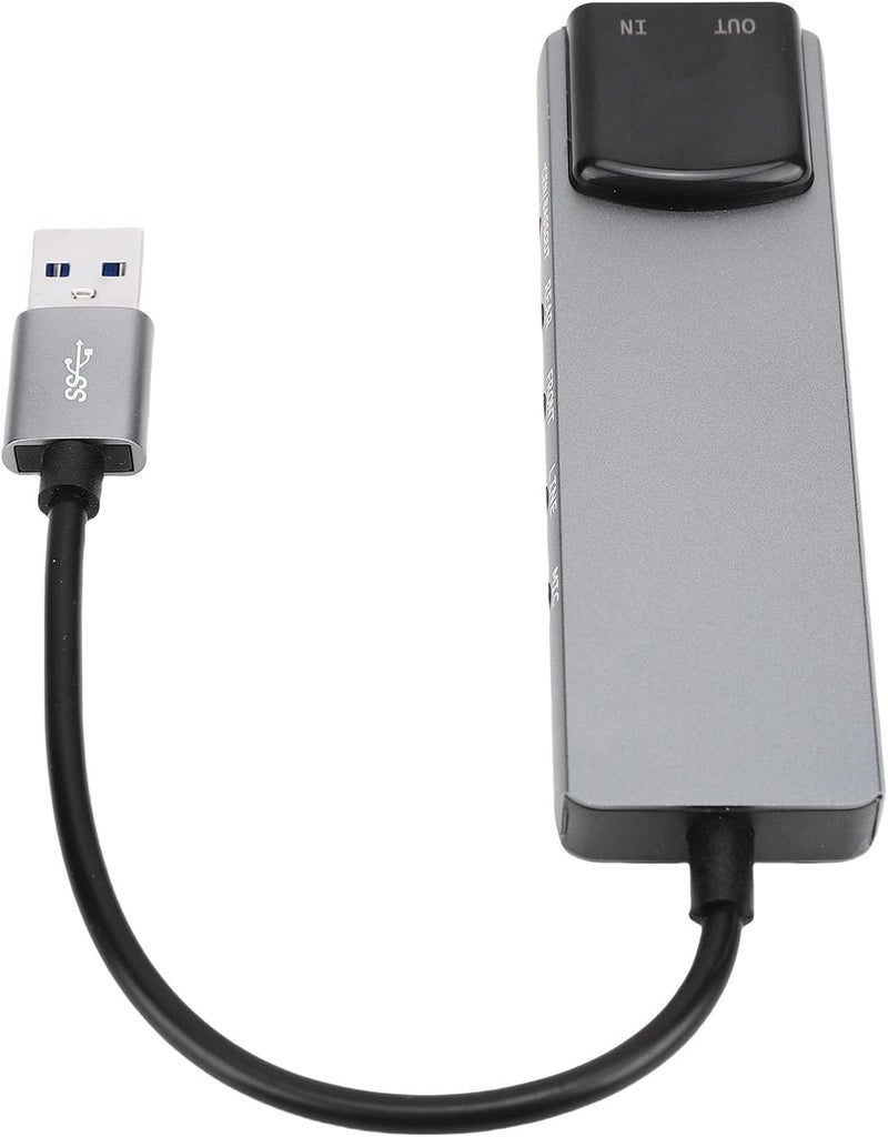 7.1 USB Sound Card, External Sound Card for PC with SPDIF Digital Audio, Aluminum Alloy Casing for Gaming Movies Music - Image 2