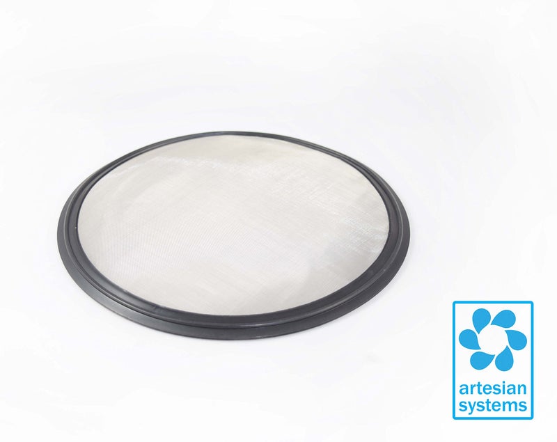ARTESIAN SYSTEMS 2" Tri Clamp BUNA-N Screen Filter, Ferrule Gasket 316L 100Uf Micron Screen Stainless Steel Pharmaceutical Grade Filter Mesh. BUNA-N, Bleed Proof Fusion Molded With Mesh Material! & FDA Certification - Image 5