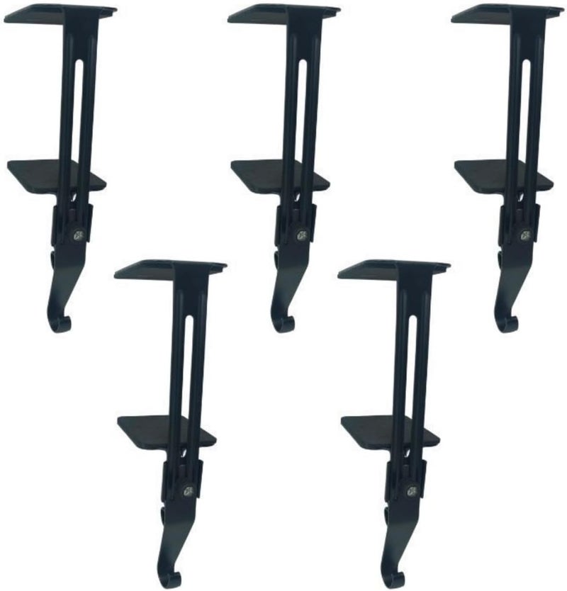 Modern Adjustable Hooks Iron Construction Space Saving Wall Mounted for Gloves & Accessories Christmas Sock Holder Iron - Image 1