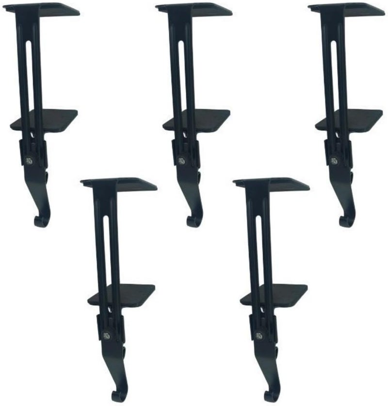 Modern Adjustable Hooks Iron Construction Space Saving Wall Mounted for Gloves & Accessories Christmas Sock Holder Iron - Image 5