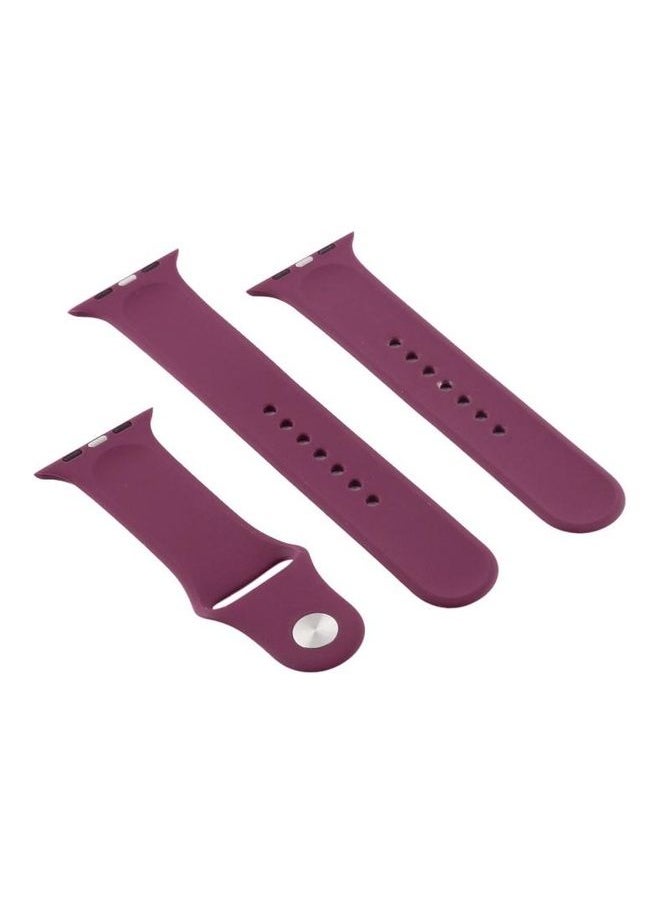 NIBEMINENT - Ethnic Replacement Watchband For Apple Watch Series 1/2/3/4/5/6/7/SE 38/40/41mm Violet - Image 1