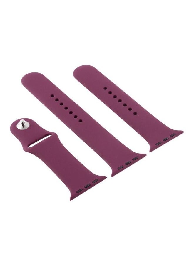 NIBEMINENT - Ethnic Replacement Watchband For Apple Watch Series 1/2/3/4/5/6/7/SE 38/40/41mm Violet - Image 1