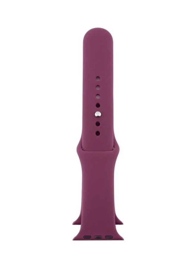 NIBEMINENT - Ethnic Replacement Watchband For Apple Watch Series 1/2/3/4/5/6/7/SE 38/40/41mm Violet - Image 1