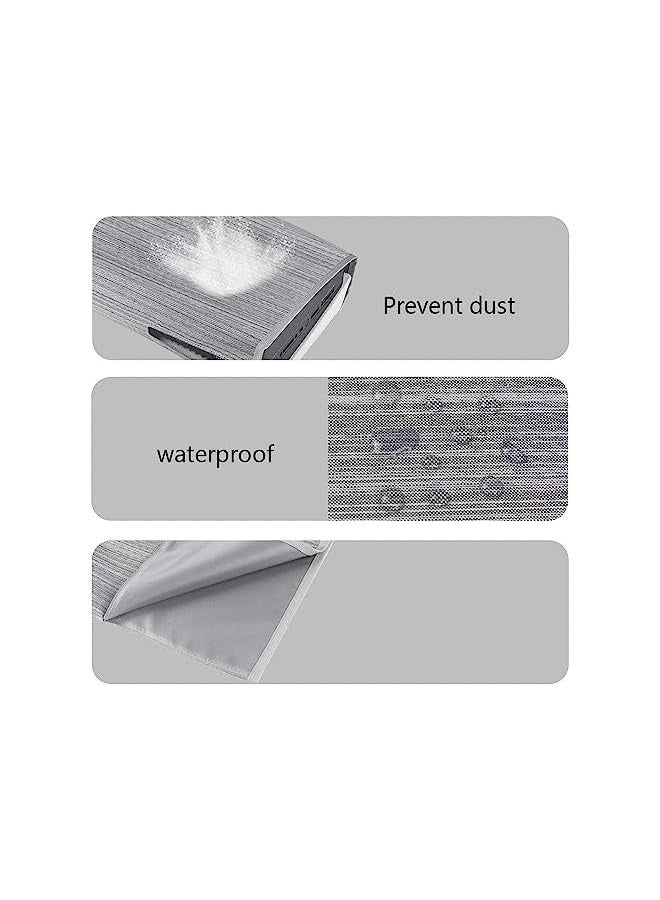 بروماس غطاء غبار ناعم وسميك لجهاز بلاي ستيشن 5 الإصدار الرقمي والإصدار العادي، غطاء مقاوم للماء مضاد للخدش، منفذ كابل سهل الوصول (رمادي) - Image 5