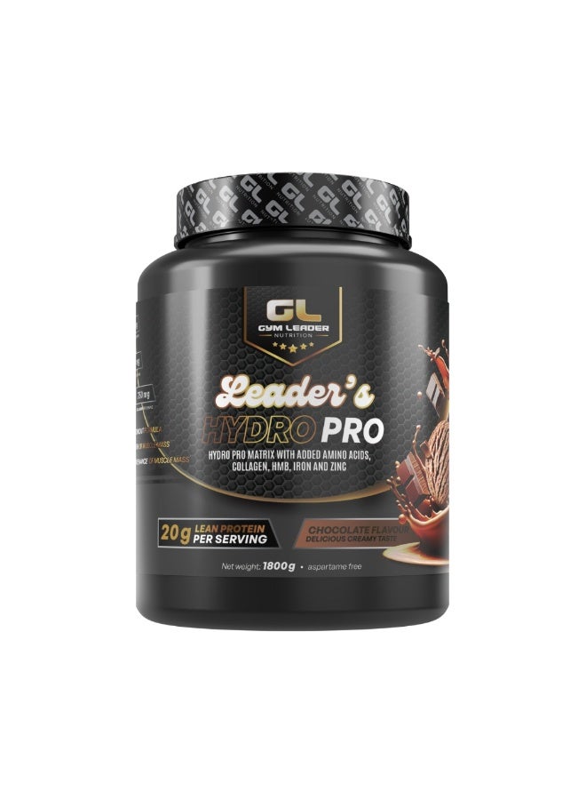 Gym Leader Hydro PRO Whey 72 servings Chocolate