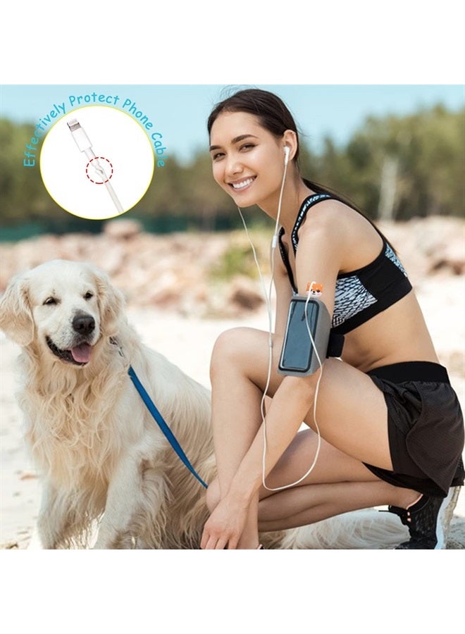 ZAKVOOR 27 Pieces Cute Cable Protector for iPhone iPad Charger, Animal Bites USB Charger Protector Cord Holder, Charging Cable Saver Cable Buddies Phone Data Lines Protect Accessory - Image 4