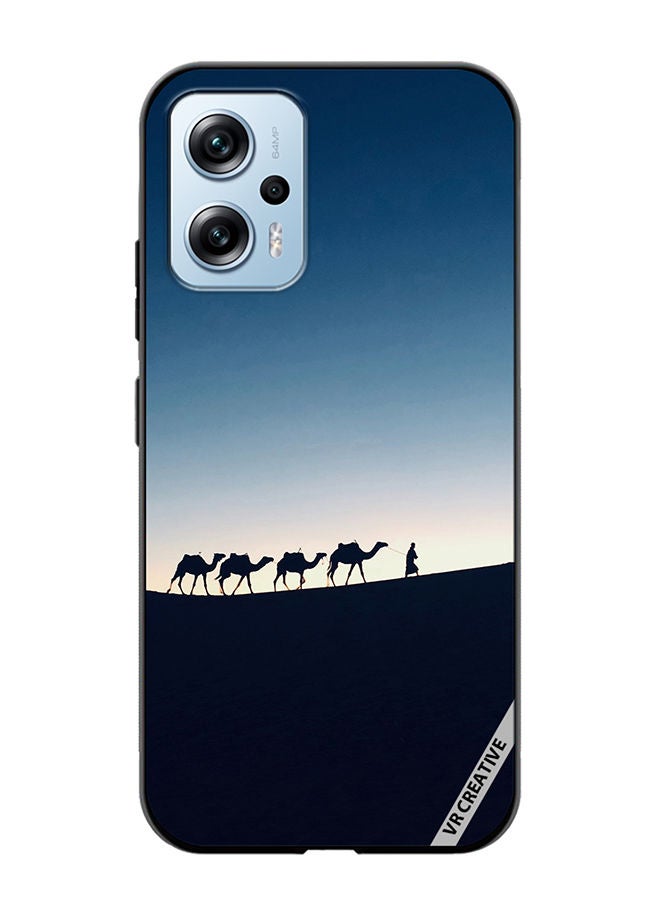 VR CREATIVE Protective Case Cover For Xiaomi Poco X4 GT Camel Walking Design Multicolour - Image 1