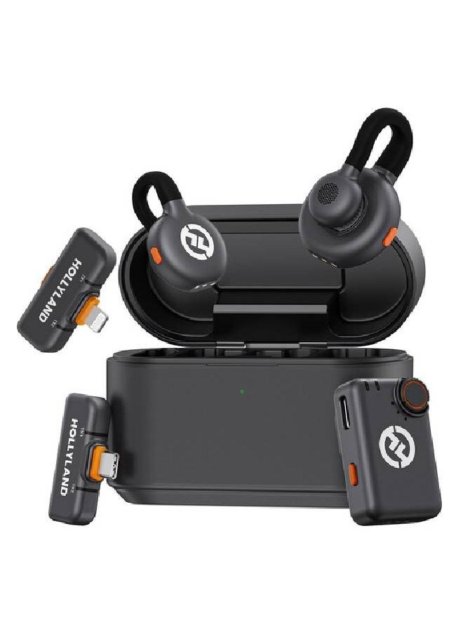 Hollyland - LARK M2S Ultimate Combo 2-Person Wireless Microphone System for Cameras and Mobile Devices - Image 1