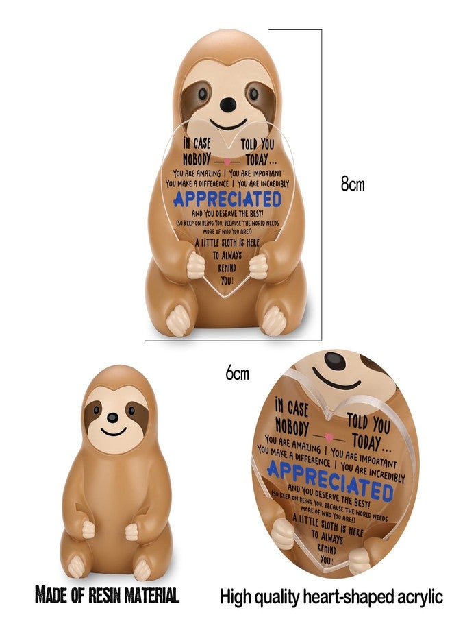akeke Inspirational Emotional Positive Support Sloth, Graduation Coworker Leaving Thank You Appreciation Gift for Women, Her, Him, Men, Sloth Lover, Coworkers, Students, Friend ASH4 - Image 3