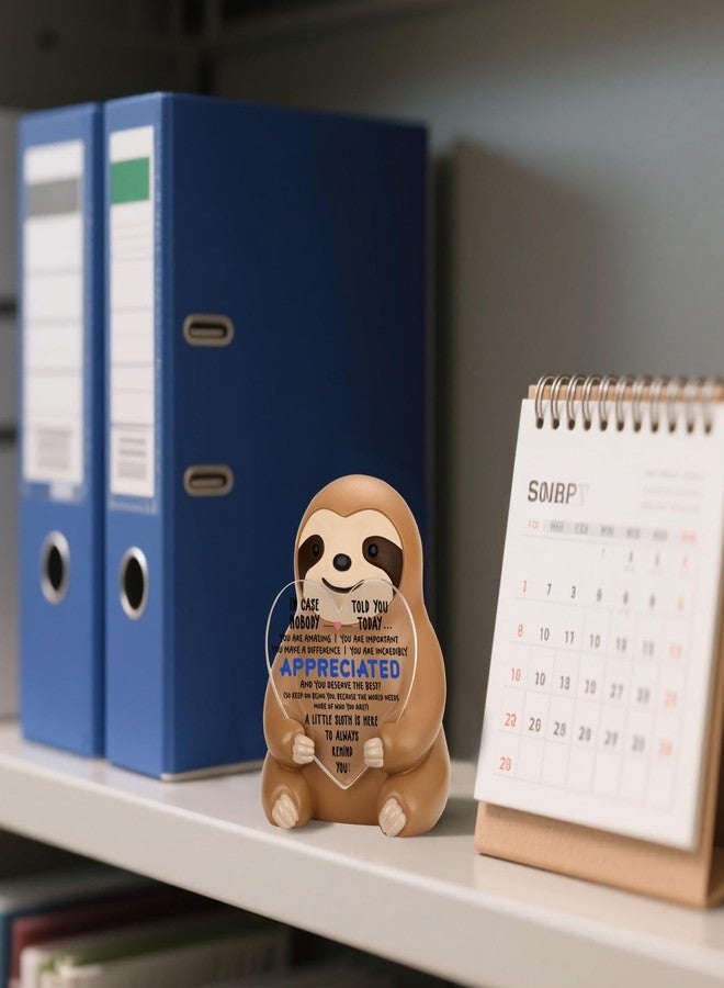akeke Inspirational Emotional Positive Support Sloth, Graduation Coworker Leaving Thank You Appreciation Gift for Women, Her, Him, Men, Sloth Lover, Coworkers, Students, Friend ASH4 - Image 5