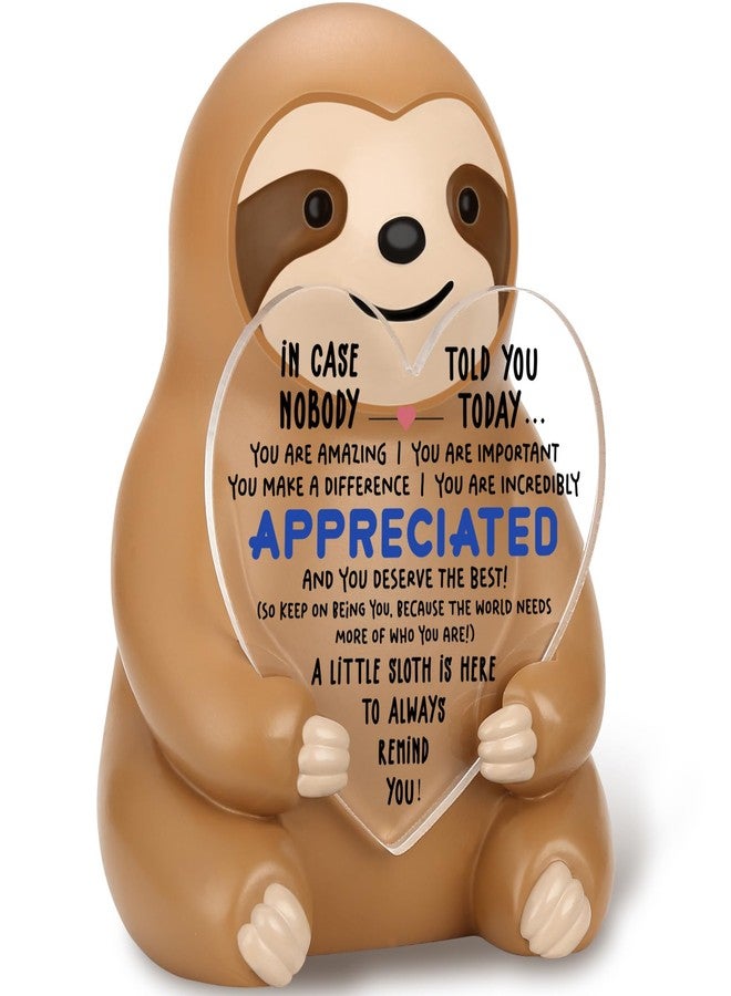 akeke Inspirational Emotional Positive Support Sloth, Graduation Coworker Leaving Thank You Appreciation Gift for Women, Her, Him, Men, Sloth Lover, Coworkers, Students, Friend ASH4 - Image 1