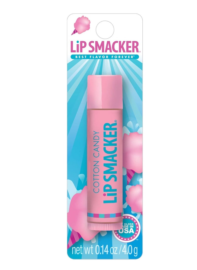 Lip Smacker Lip Smacker Flavored Lip Balm, Flavored Moisturizing, Smoothing Soft Shine, Hydrating & Protecting Fun Tasty Flavors, Cruelty-Free & Vegan - Cotton Candy  - Image 1