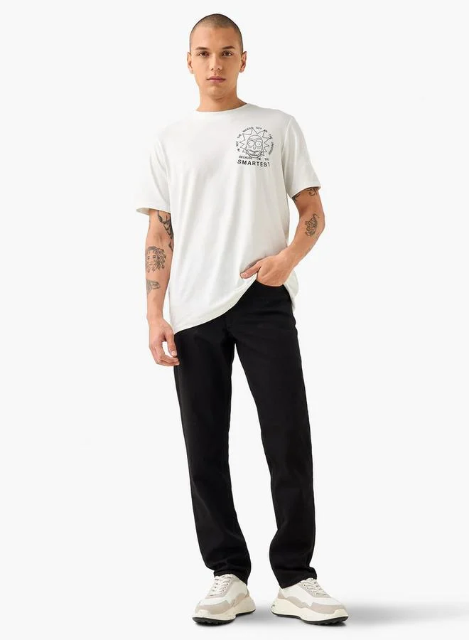 Lee Cooper Lee Cooper Slim Fit Jeans with Button Closure and Pockets