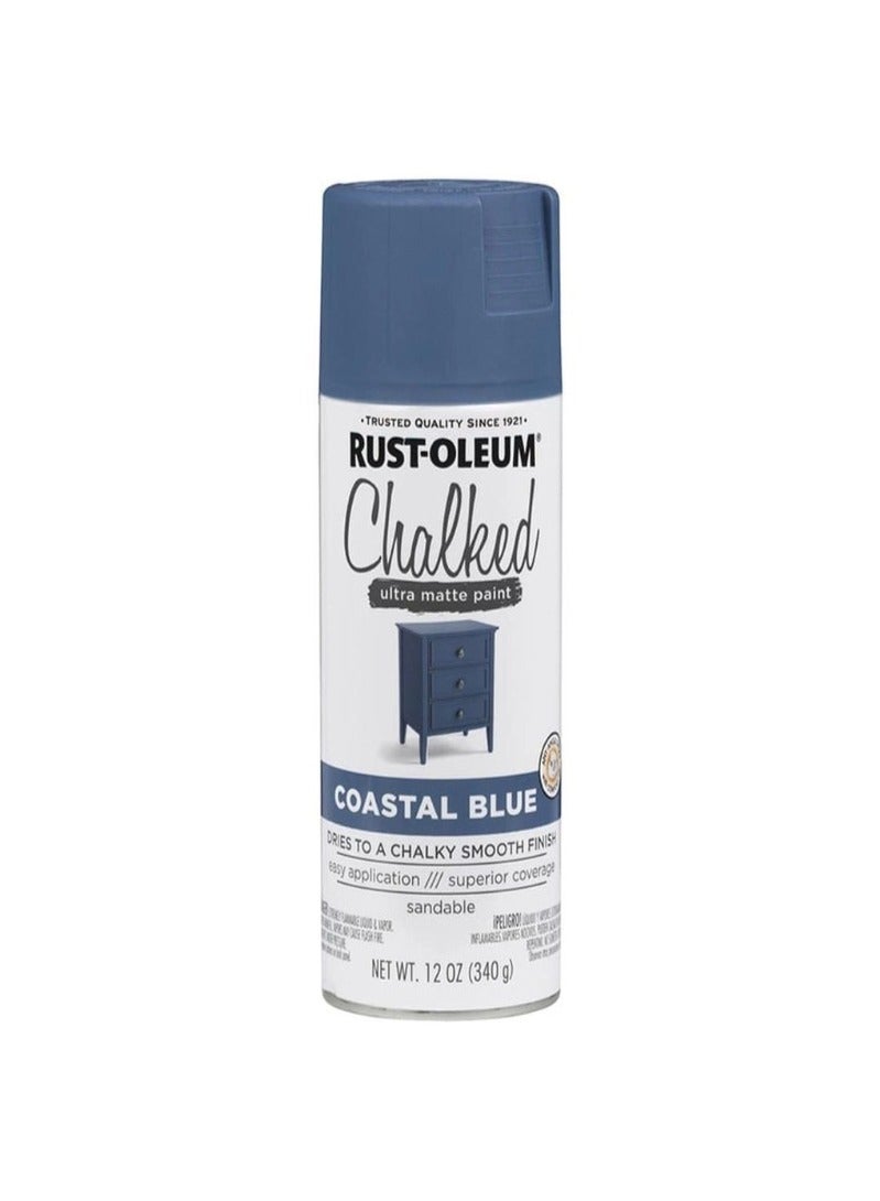 RUST-OLEUM Chalked Ultra Matte Paint 340 G Coastal Blue