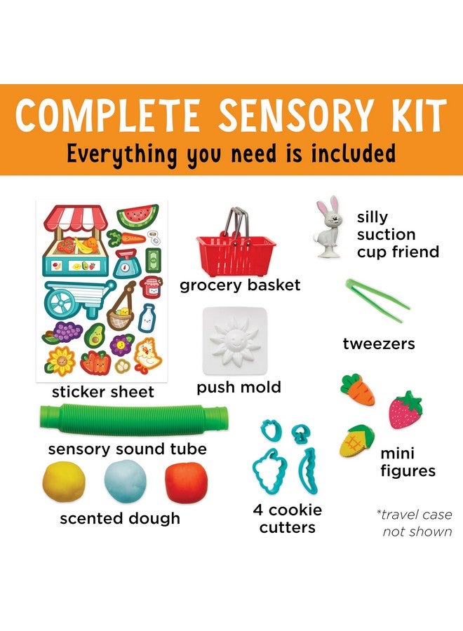 Creativity for Kids Sensory On The Go: Farmers Market - Preschool and Toddler Learning Sensory Kit, Sensory Bin Toddler Activities for Ages 3-5+ - Image 4