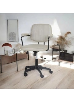 watheer Swivel Office Chair - Grey  - Image 2