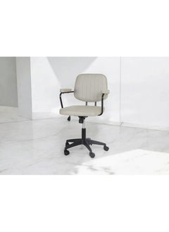 watheer Swivel Office Chair - Grey  - Image 3