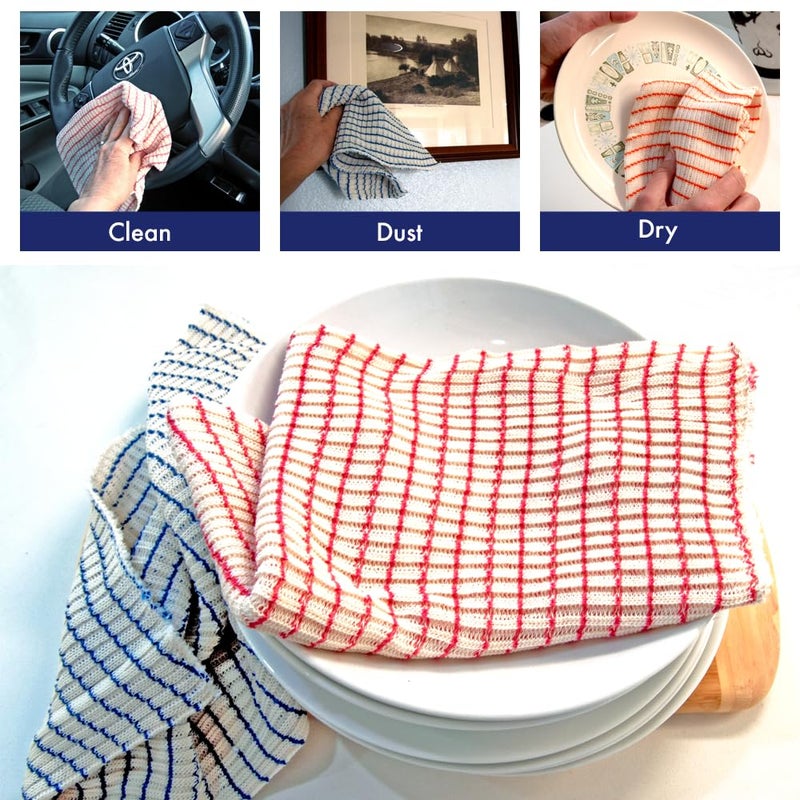 OHSAY USA Experience The Best in Dish Cloths - Soft  Absorbent  Durable (6 Pack) - Made in America - Sold by Vets - 6 Pack - Image 2