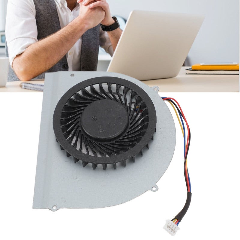 CPU Cooling Fan 4 Pin DC 5V Enhanced Cooling Laptop Cooler - Durable ABS Construction Heat Dissipation Fan for Dell Latitude E6530 Laptop - Image 5