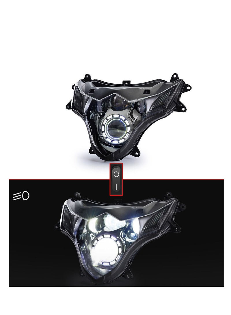 Generic LED Headlight Assembly V2 Fit For Suzuki GSXR1000 2009-2016  - Image 3