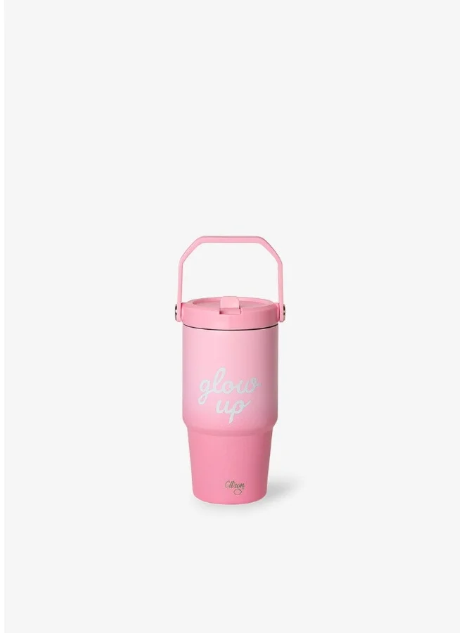 Citron Citron - Glow Up Stainless Steel Insulated Tumbler - Pink - 600 ml