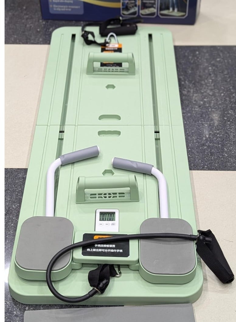 إلترازون Full Body Workout Equipment for Home Gym | Push Up Board | Multi-Function Home Workout Equipment | Foldable Pushup Bar System | Strength Training Chest Muscle Exercise | Fitness Pushup Stand with Resistance Bands | Burn Fat & Build Muscle - Image 2