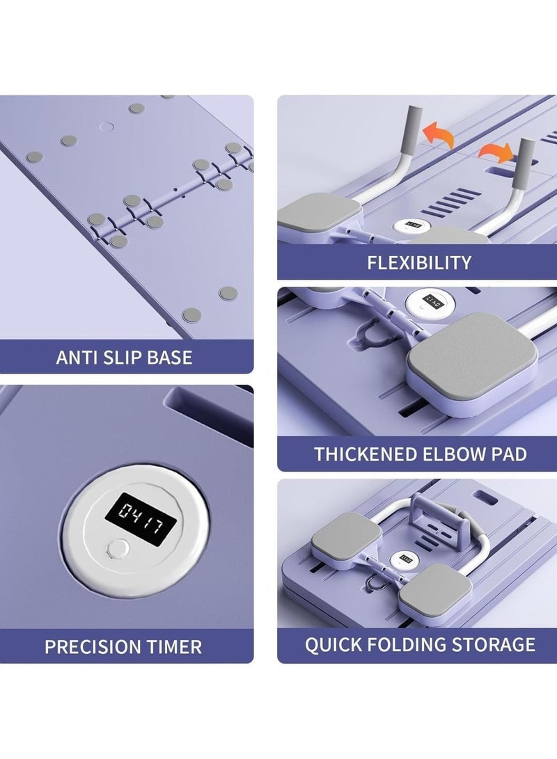 إلترازون Full Body Workout Equipment for Home Gym | Push Up Board | Multi-Function Home Workout Equipment | Foldable Pushup Bar System | Strength Training Chest Muscle Exercise | Fitness Pushup Stand with Resistance Bands | Burn Fat & Build Muscle - Image 4