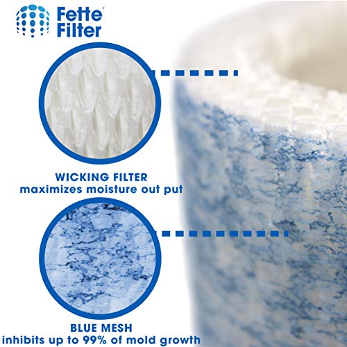Fette Filter HAC-504 Premium Humidifier Wicking Filter Compatible with Honeywell HAC-504 HAC-504AW HAC504V1 Humidifier Replacement Filter A Replacement for Honeywell Filter HCM 350 & Cool Mist Humidifiers. (2QTY) - Image 5