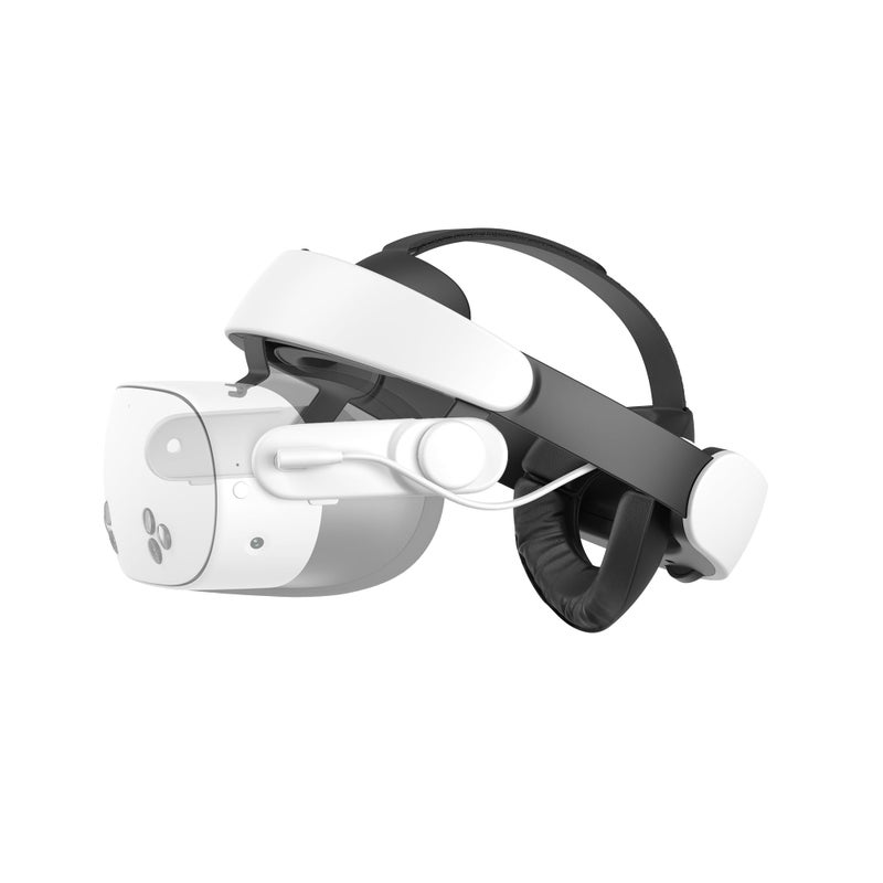 KIWI design H4 Boost Comfort Battery Head Strap Accessories for MetaOculus Quest 33S Dual Fast Charge the VR Headset and Battery Strap in 25h Halo Strap Reduce Facial Pressure - Image 2