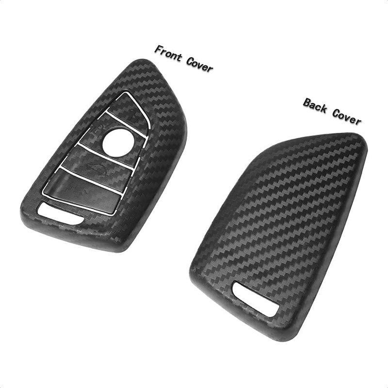 TANGSEN Smart Key Fob Personalized Case Protective Cover Compatible with BMW 1 2 3 4 5 6 7 Series GT3 GT5 M5 M6 X1 X2 X3 X4 X5 X6 3 4 Button Keyless Entry Remote 3D Twill Weave Carbon Fiber Plastic - Image 5