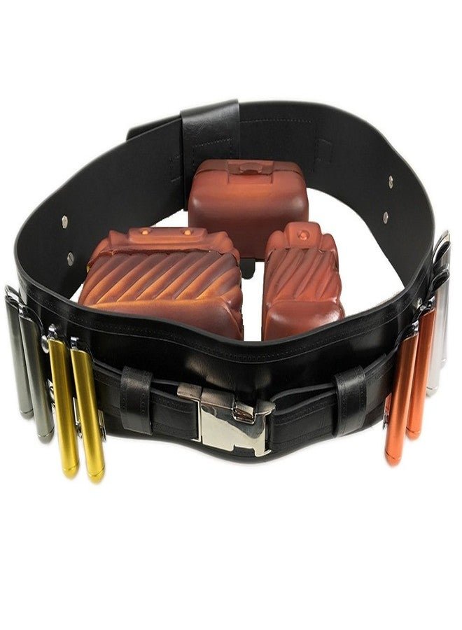 costumebase ANAKIN SKYWALKER LUKE BLACK FULL BELT POUCHES CAPSULES JEDI COSTUME PROP ACCESSORIES (M) - Image 1