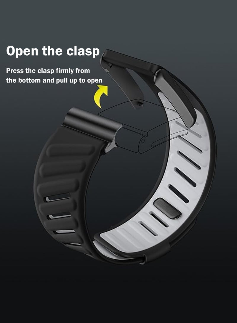 Premium Soft-Touch Silicone Wristband for WHOOP 5.0 – Lightweight, Breathable  Adjustable, Sweatproof  Waterproof Fitness Tracker Band for Men  Women (Durable Comfort Design) - Image 5