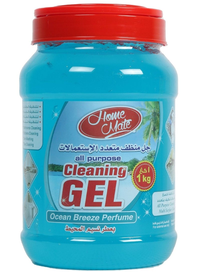 Home Mate Ocean Breeze All Purpose Cleaning Gel 1 Kg - Image 1