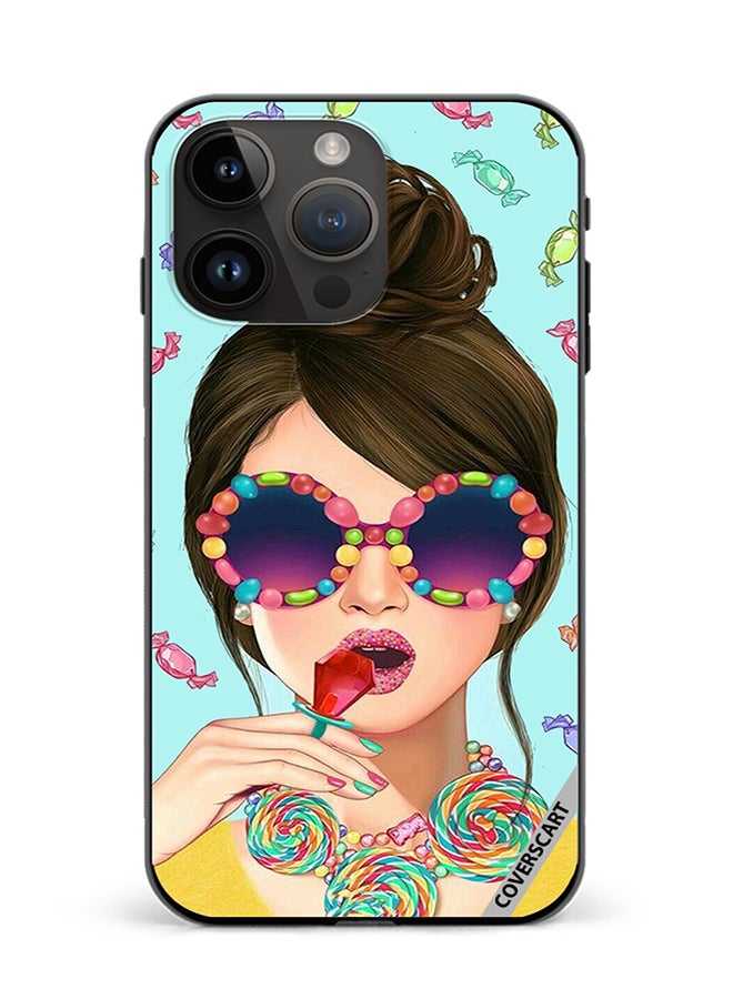 COVERSCART Protective Case Cover For Apple iPhone 15 Pro Stylish Girl Design Multicolour - Image 1