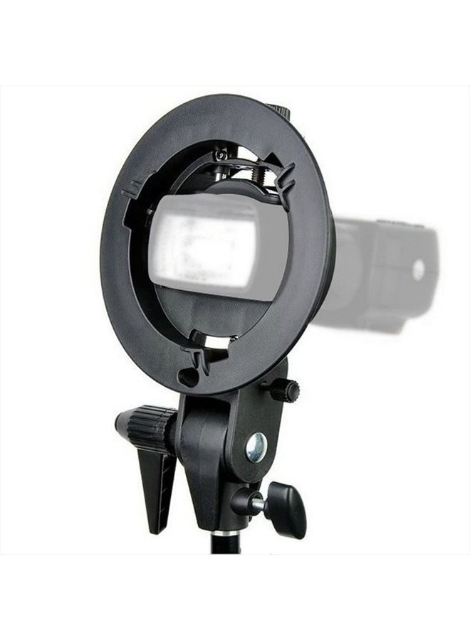 Godox S-type Bracket Bowens Mount Holder for Speedlite Flash Snoot Softbox Honeycomb - Image 1