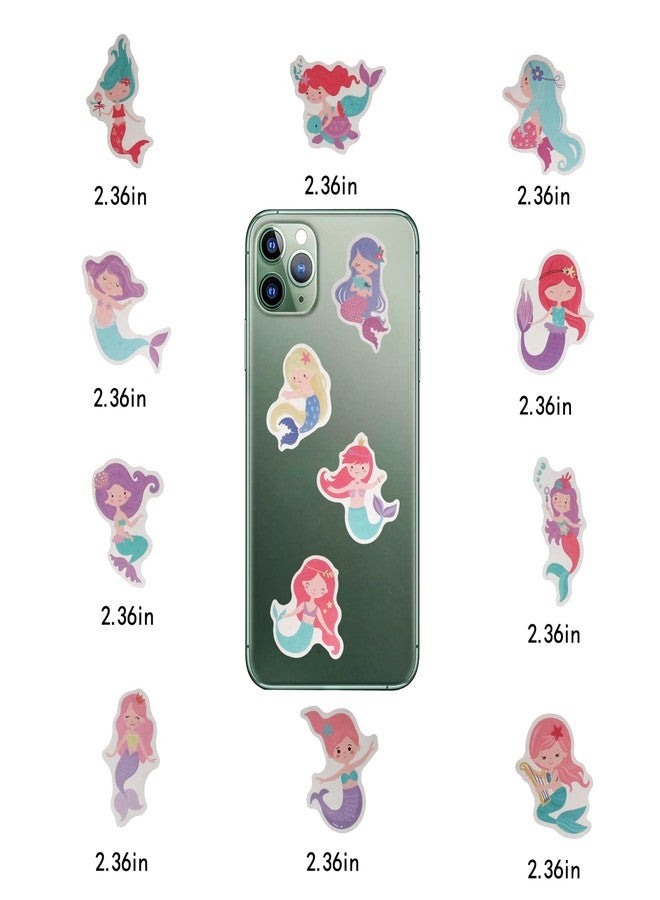Cleverplay 100 Pack Mermaid Stickers, Mermaid Party Favors, Birthday Decorations - Image 5